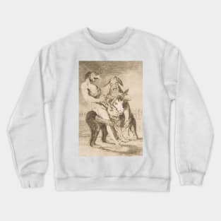 Look how solemn they are! by Francisco Goya Crewneck Sweatshirt